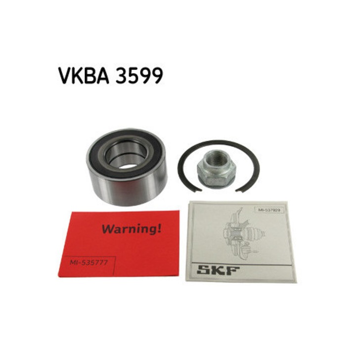 Set rulmenti roata SKF VKBA 3599, cu senzor integrat ABS, 42x82,5x37mm
