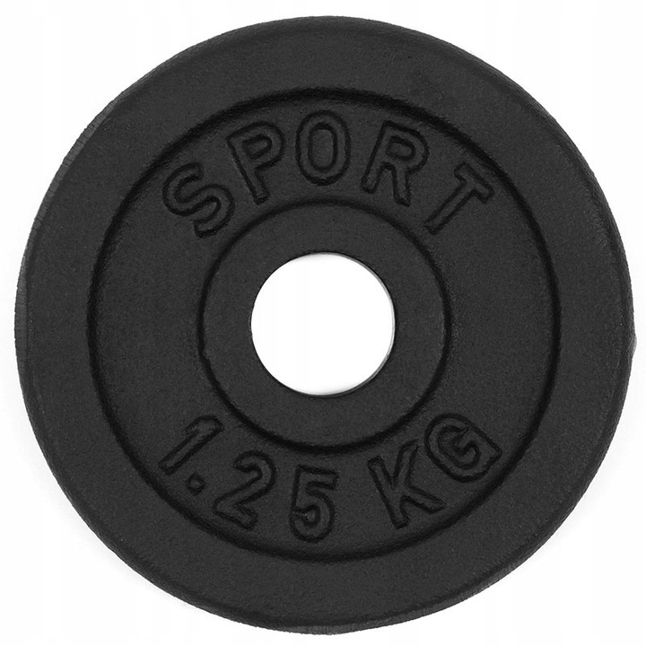 Disc din fonta 1,25 kg, negru