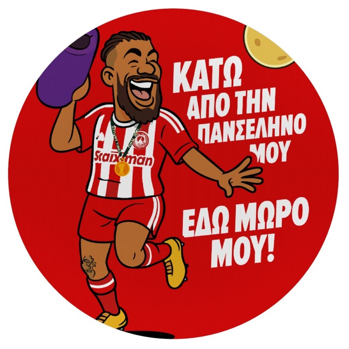 Mousepad rotund 20cm, 3mm grosime, material silicon, antiderapant