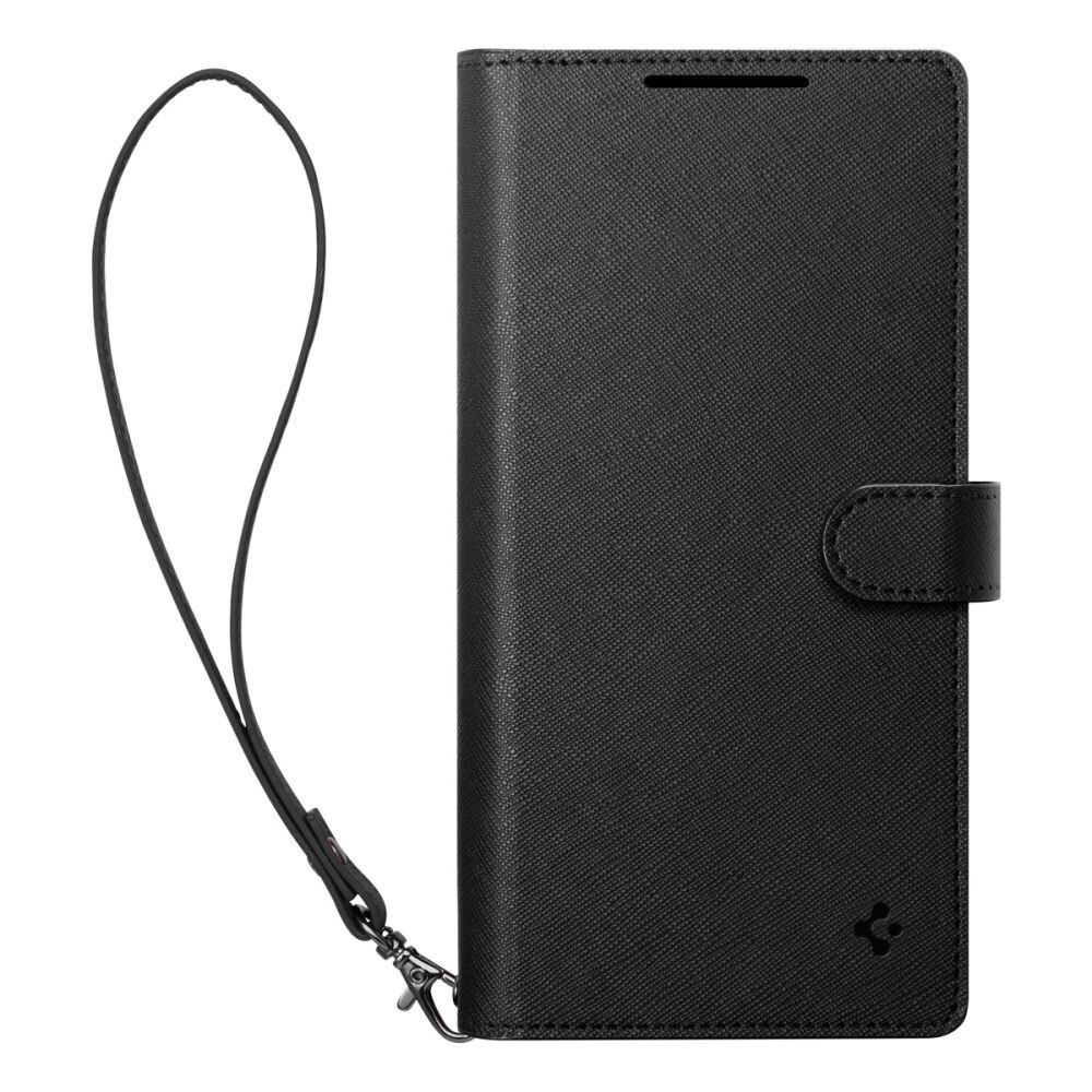 Husa Protectie Compatibila cu Wallet S (ACS09124), Spigen, Samsung Galaxy S25 Ultra - Black