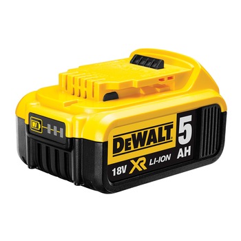 Acumulator DeWalt DCB184 18V 5Ah XR Li ion (compatibil cu toate sculele electrice DEWALT de 18V din seria XR Li-Ion) Acumulator DeWalt DCB184 18V 5Ah XR Li ion (compatibil cu toate sculele electrice DEWALT de 18V din seria XR Li-Ion)