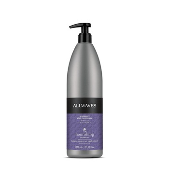 Sampon profesional Allwaves cu Afine si Galbenele pentru par vopsit 1000 ml Sampon profesional Allwaves cu Afine si Galbenele pentru par vopsit 1000 ml