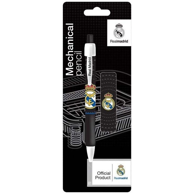 Creion mecanic si rezerve Real Madrid 0.5 mm