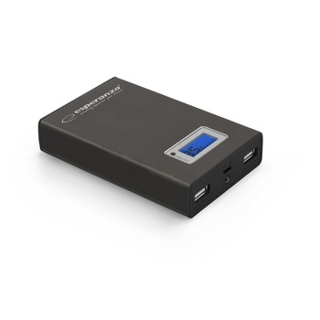Power bank, baterie externa, 8400mAh, Negru Power bank, baterie externa, 8400mAh, Negru