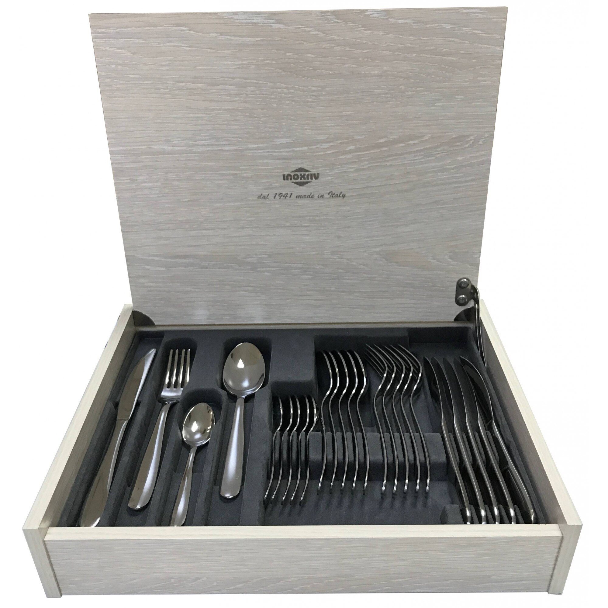 Set tacam Aisha 24p, cutie lemn