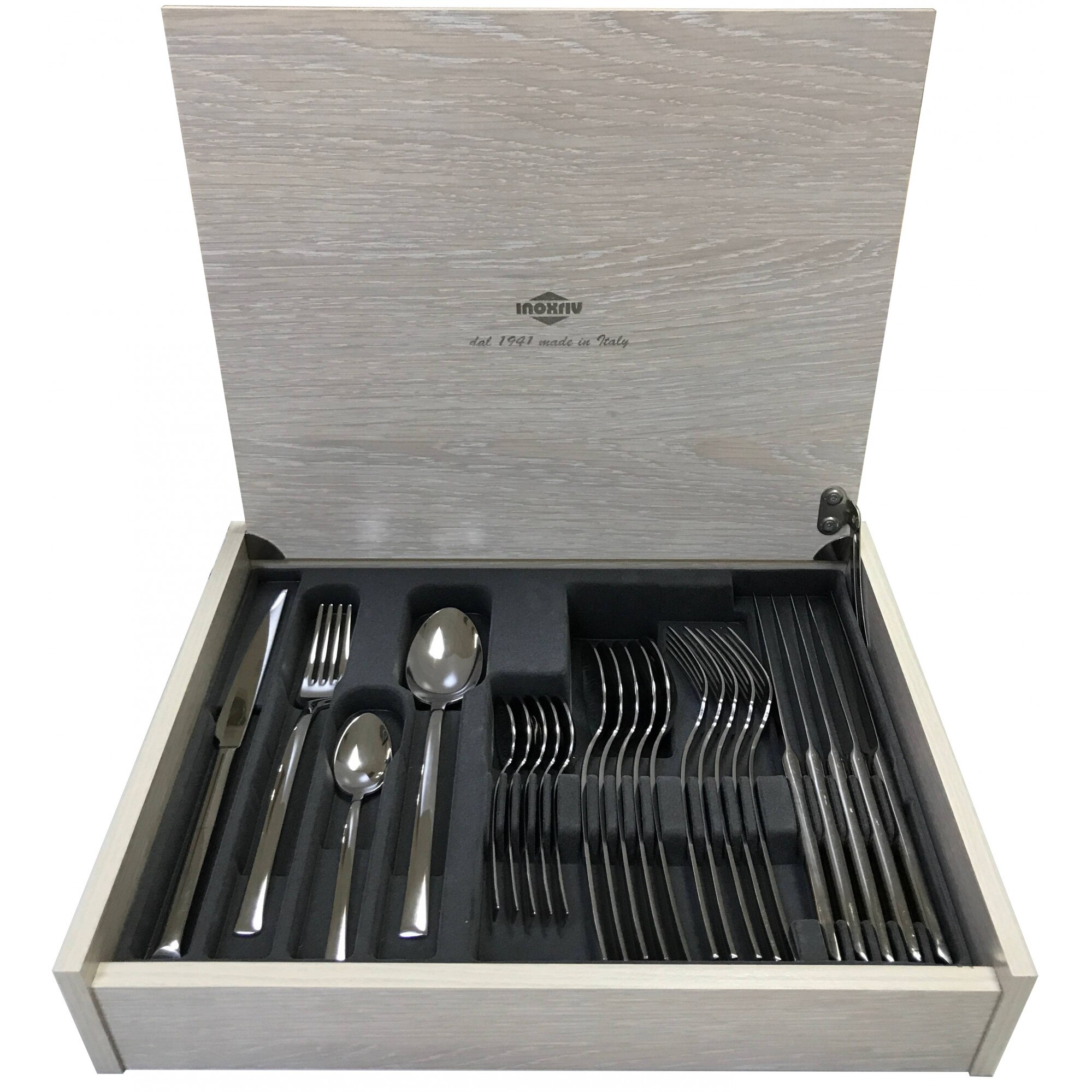 Set tacam Medea, 24 piese, cutie lemn