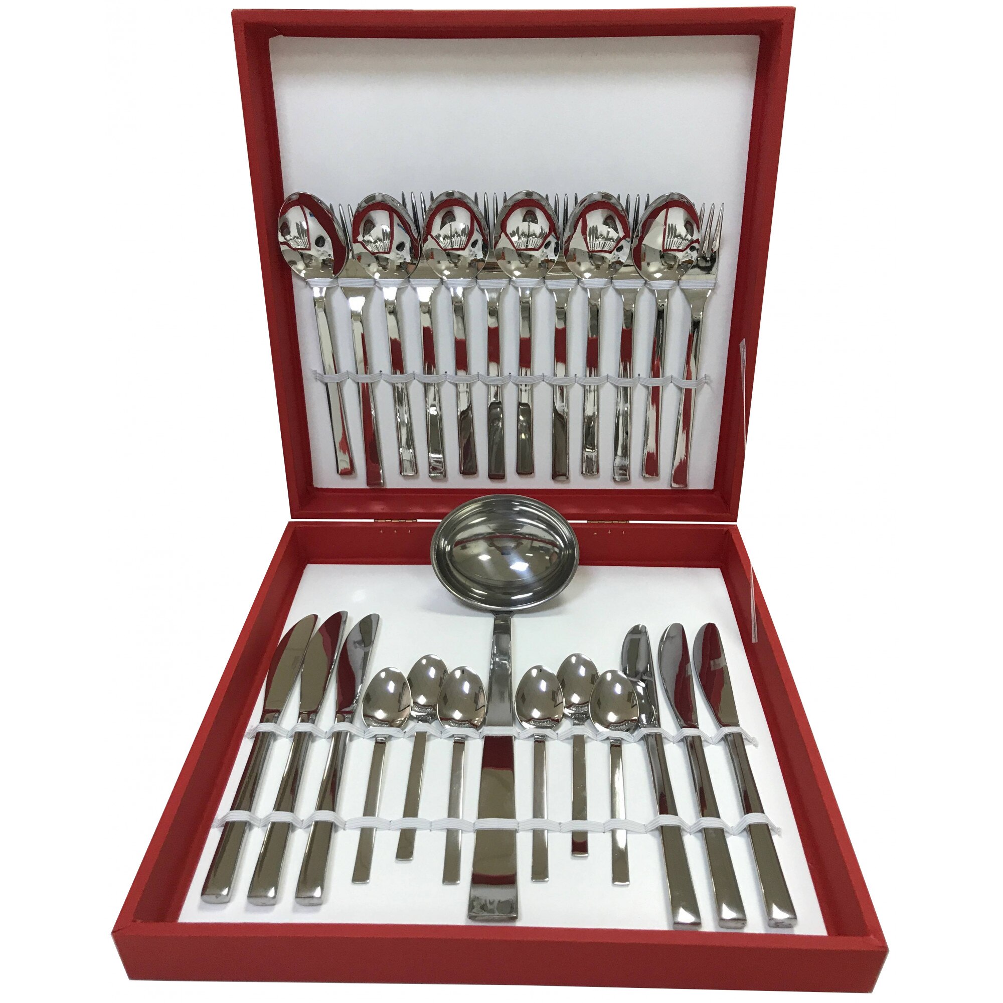 Set tacam Ginevra, 25 piese, cutie lux