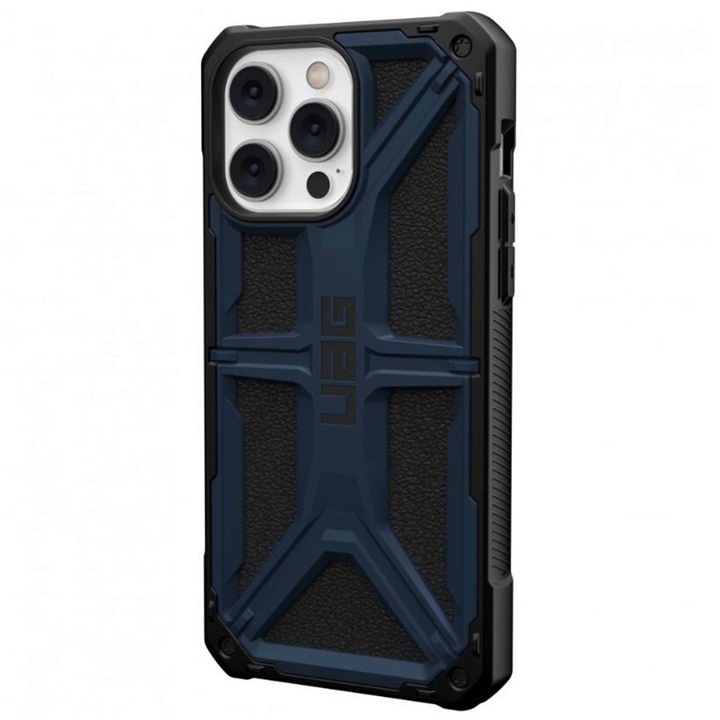 Husa pentru iPhone 14 Pro Max, Policarbonat TPU, UAG, Bleumarin