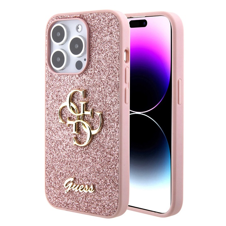 Védőtok iPhone 15 Pro-hoz, M42, termoplasztikus, púderrózsaszín