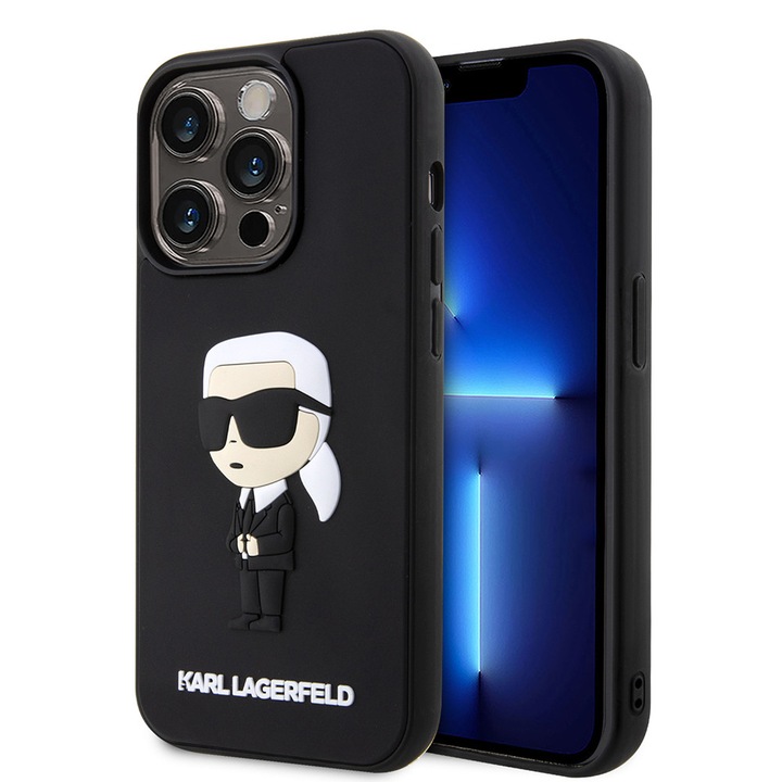 Husa Protectie pentru iPhone 14 Pro, R69, Lexgard, Rubber Ikonik