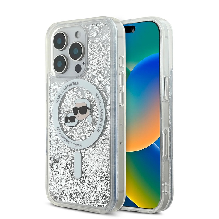 Защитен калъф за iPhone 16 Pro, AIR Safe, J45, Lexgard, Прозрачна глава Karl&Choupette