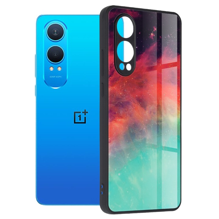 Високозащитен калъф за OnePlus Nord CE4 Lite, Timacondesign, V29, твърда пластмаса, цвят Fiery Ocean
