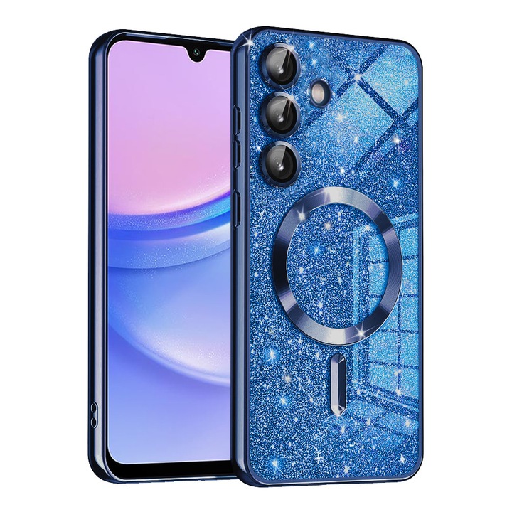 Husa Protectie pentru Samsung Galaxy A15 4G/A15 5G, V21, Termoplastic, Deep Blue