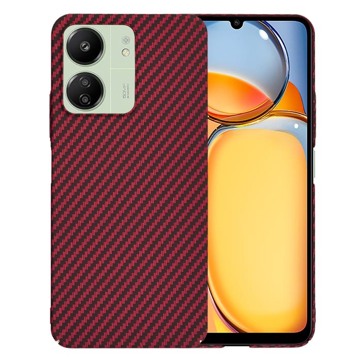 Carcasa de protectie pentru Xiaomi Redmi 13C 4G / Xiaomi Poco C65 / Xiaomi Redmi 13C 5G, rosu