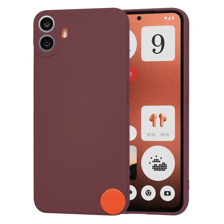 Carcasa de protectie pentru Nothing CMF Phone 1, bordo