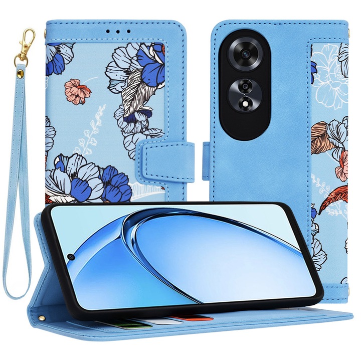 Carcasa de protectie pentru Oppo A60 4G, bleu