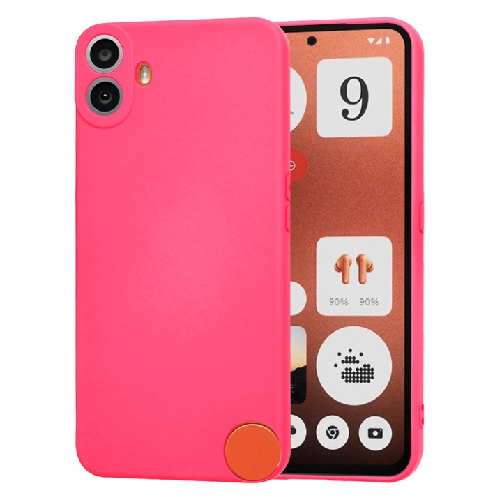 Carcasa de protectie pentru Nothing CMF Phone 1, fucsia