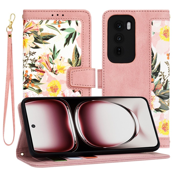 Carcasa de protectie pentru Oppo Reno12 Pro, roz