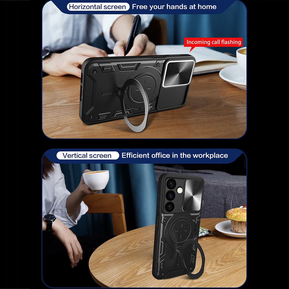 Husa pentru Oppo A5 Pro 4G/A5 Pro 5G, F62, Policarbonat, Black
