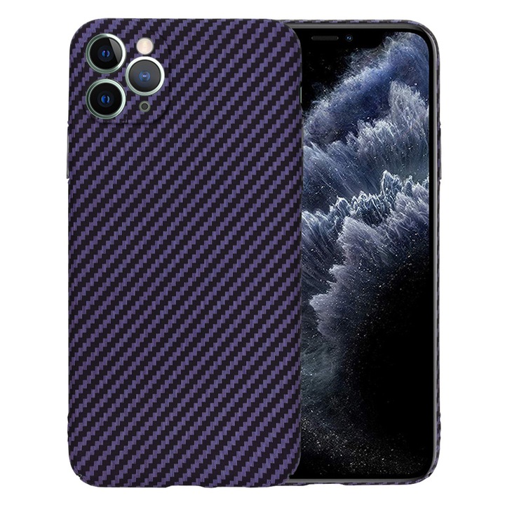 Husa Protectie Compatibila cu iPhone 11 Pro Max, Tim, Purple