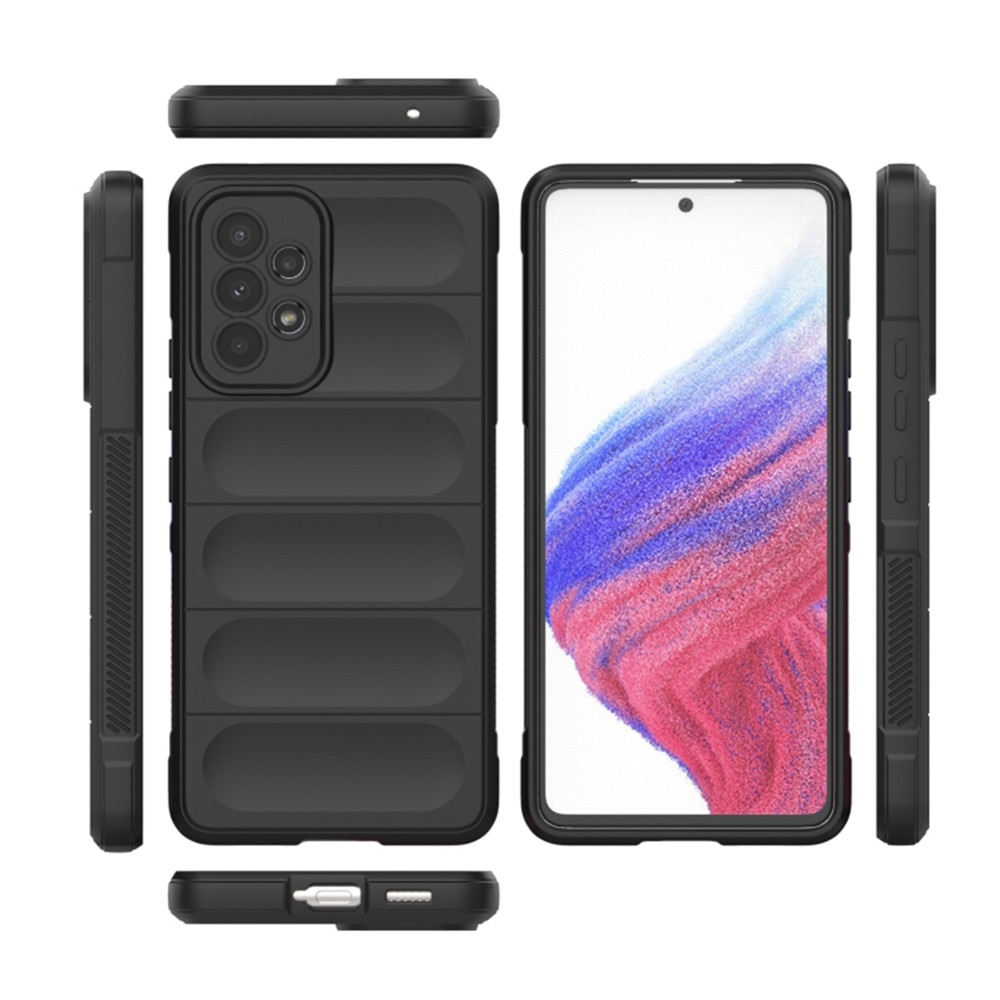 Husa antisoc pentru Samsung Galaxy A53 5G, Accesorio Magic Shield, Black