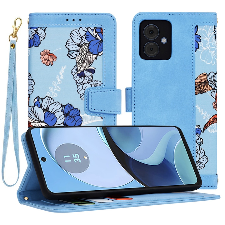 Carcasa de protectie pentru Motorola Moto G14, bleu