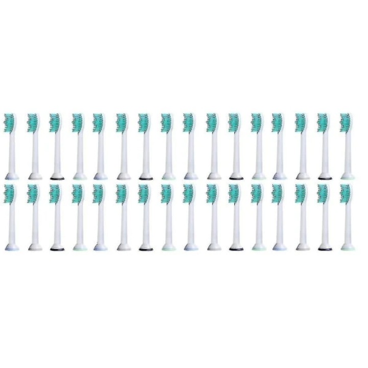 Sonicare-kompatibilis pótkefekészlet, 32 darabos, puha sörtékkel, többszínű