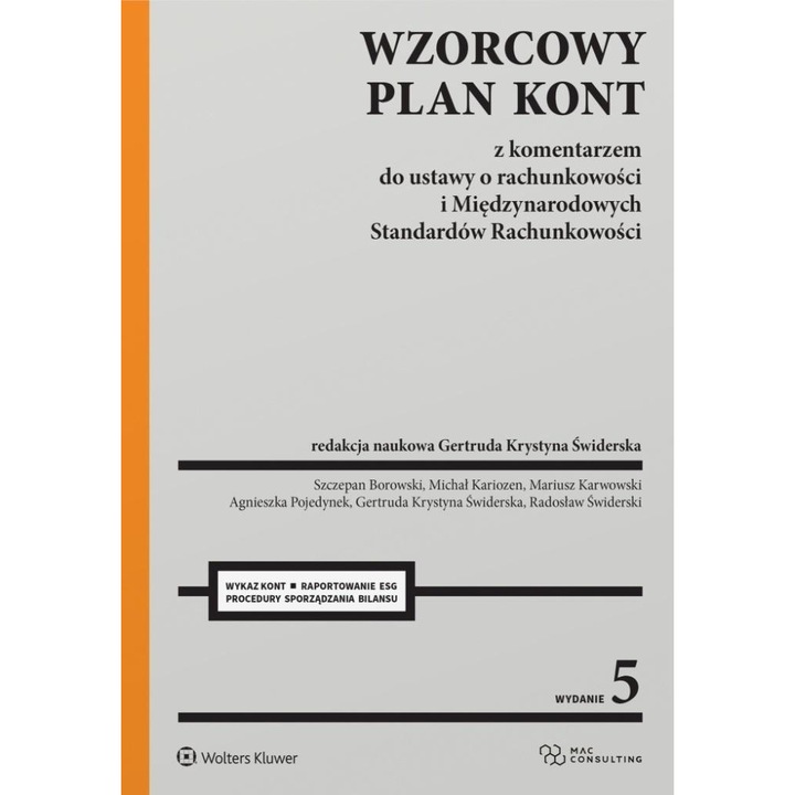 Wzorcowy Plan Kont z komentarzem do ustawy o rachunkowości i Międzynarodowych Standardów Rachunkowości, 2025