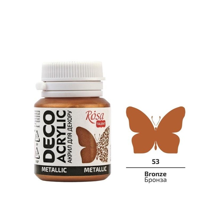 Vopsea acrilica bronz metalizat 53, 20ml