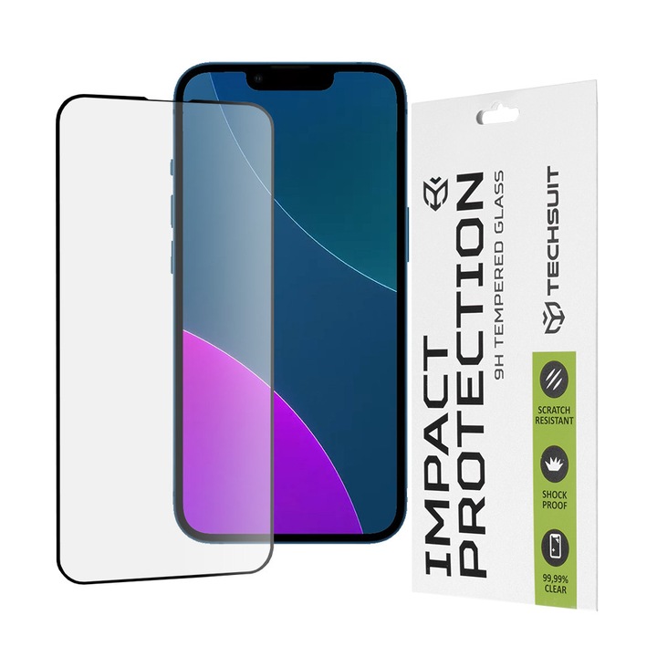Husa Protectie Compatibila cu iPhone 13 mini, Tim, Black