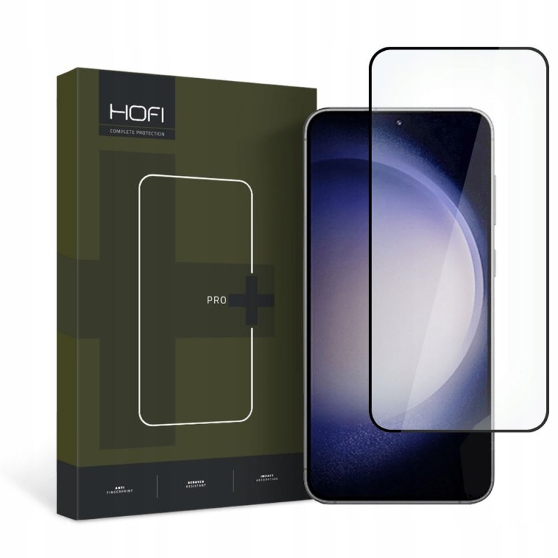 Folie Protectie HOFI pentru Samsung Galaxy S23, Sticla securizata, Full Face, Full Glue, PRO+, Neagra