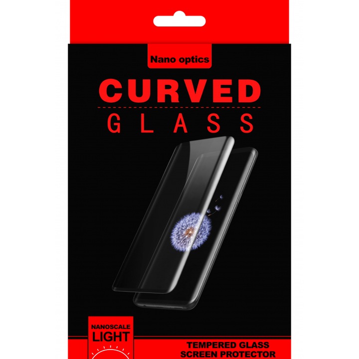 Folie pentru Display pentru Samsung Galaxy S10+ G975, Shatterproof Crystal, Precision Fit, Z68, UV Glue