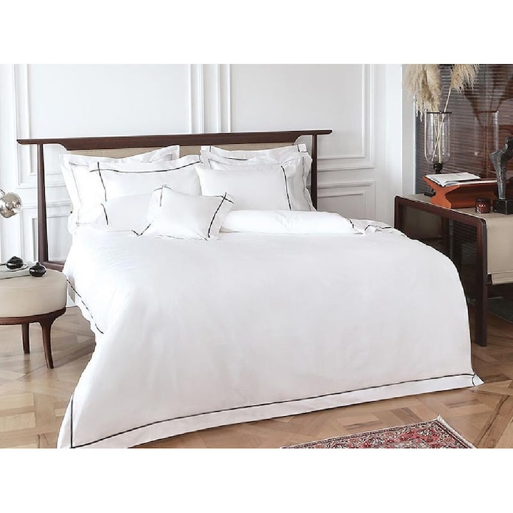 Ágyneműhuzat 2 főre, LX4564 modell, egyiptomi pamut, 6 darab