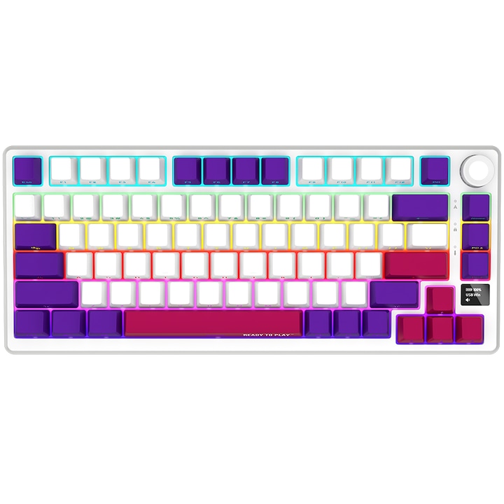 Клавиатура LORGAR KBP7075W LRG-KBP7075W-WH-US