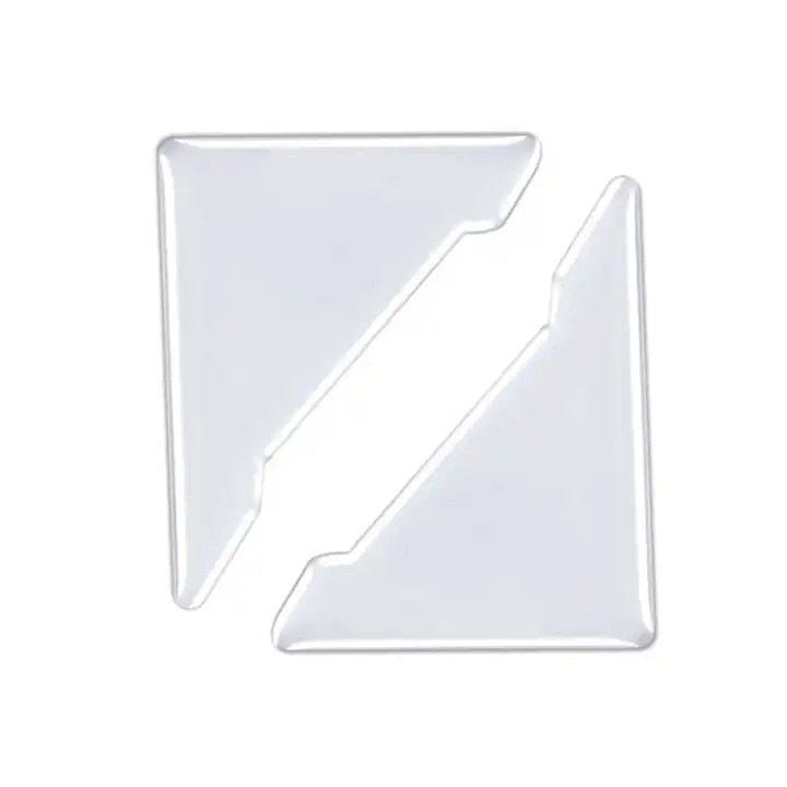 Set 4 autocolante protectie auto, Transparent, MG