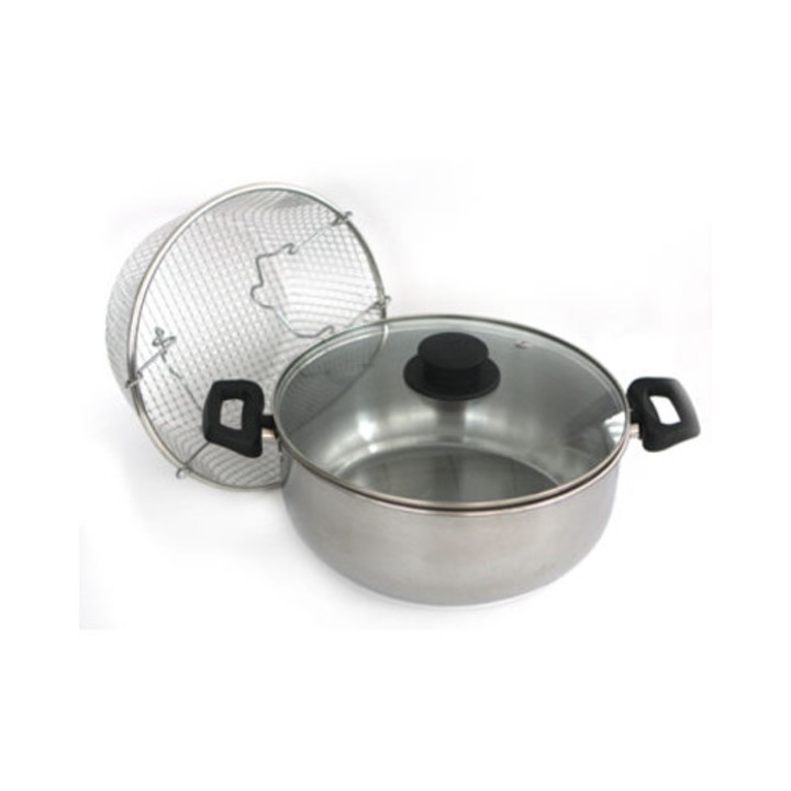 Oala inox cu sita-cos 24cm MN011831