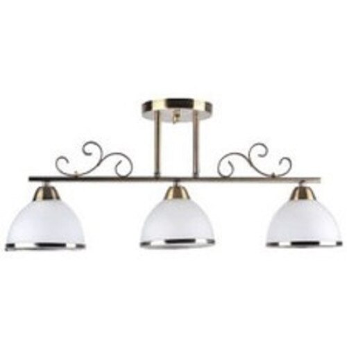 Lustra Iron 3XE27,bronze+alb