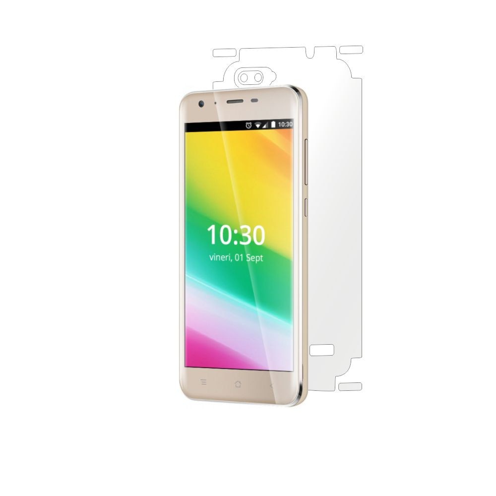 Folie de protectie Clasic Smart Protection iHunt Like 2 Rainbow 3 spate si laterale,protectie completa spate si laterale+Smart Spray®,Smart Squeegee®,microfibra si instructiuni instalare incluse