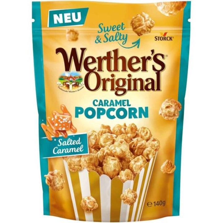 Werther's Original Caramel Popcorn Caramel Sarat 140g