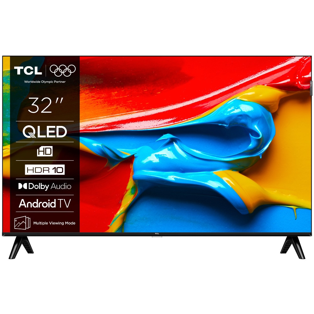 QLED 32V4C, 80 cm, Smart Google TV, HD