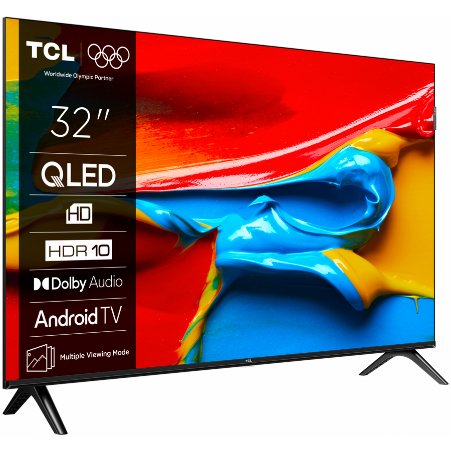 QLED 32V4C, 80 cm, Smart Google TV, HD