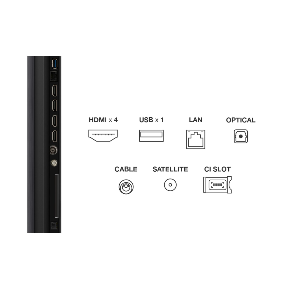Televizor Mini LED TCL 190 cm 75" 75Q6C, Ultra HD 4K, Smart TV, WiFi, CI+