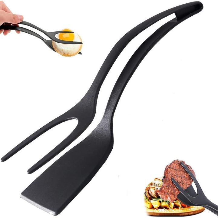 Spatula din silicon pentru intors friptura pe gratar sau in tigaie