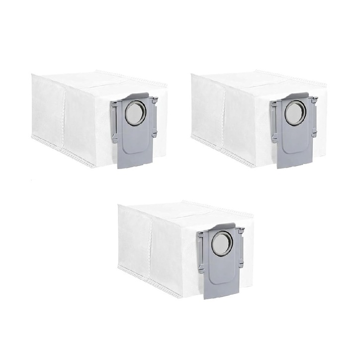 Set 3 saci praf PAA-home, compatibili cu aspiratoarele Xiaomi Roborock P10/Q Revo