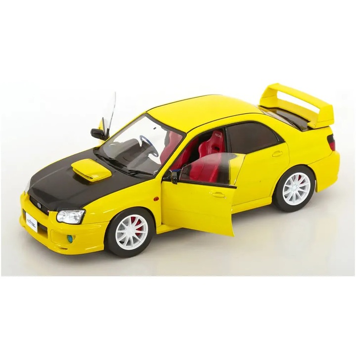 Macheta Subaru Impreza WRX STI galben - 1/18 Solido