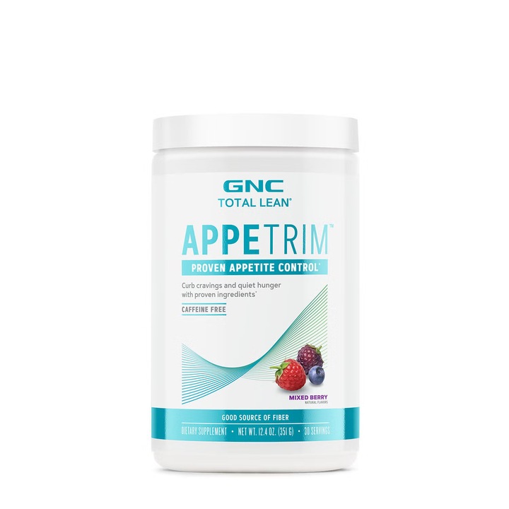 Supliment alimentar GNC Total Lean AppeTrim, control apetit, aromă fructe de pădure, 351 g