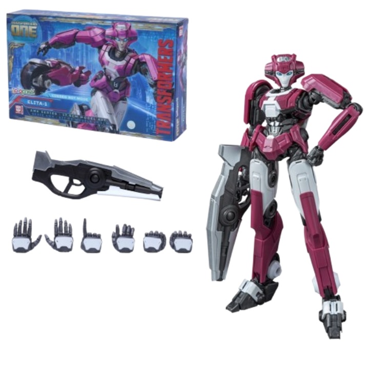 Figurina Transformers One, Elita-1, 2 perechi de maini interschimbabile, 20cm