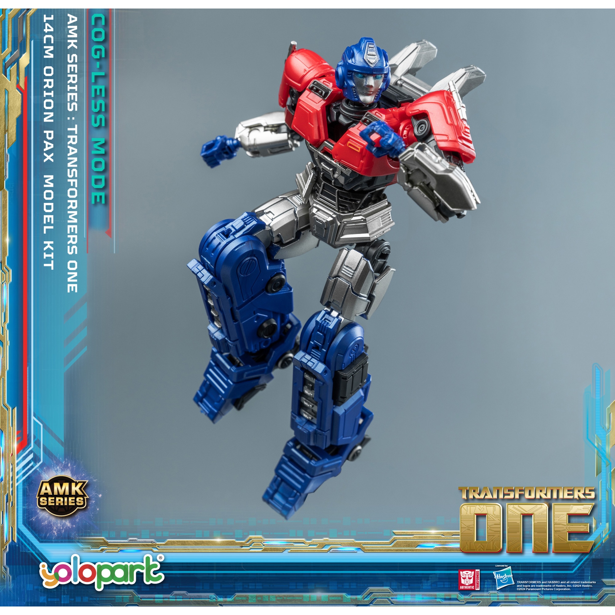 Figurina Transformers One, Optimus Prime Orion Pax, 15cm, set cu