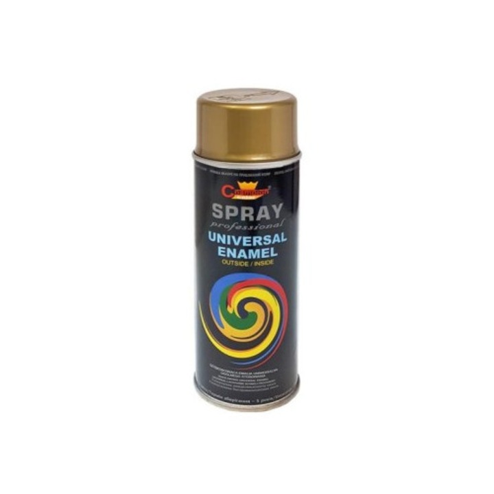 Vopsea spray Metalic Gold 24K, Champion Color, 400ml Auriu