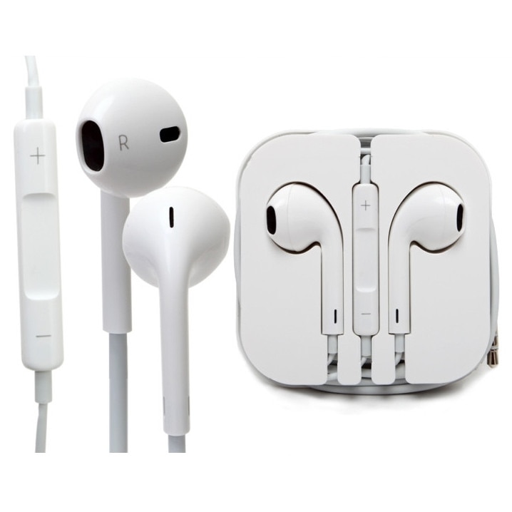 Casti Digital One SP01070 cu microfon, mufe, pentru iPhone, Samsung etc., mufa Bus St., albe, mufe, intraauriculare, casti stereo